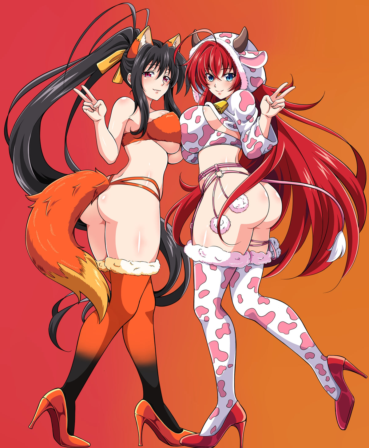 Rias & Akeno Preorder Pin