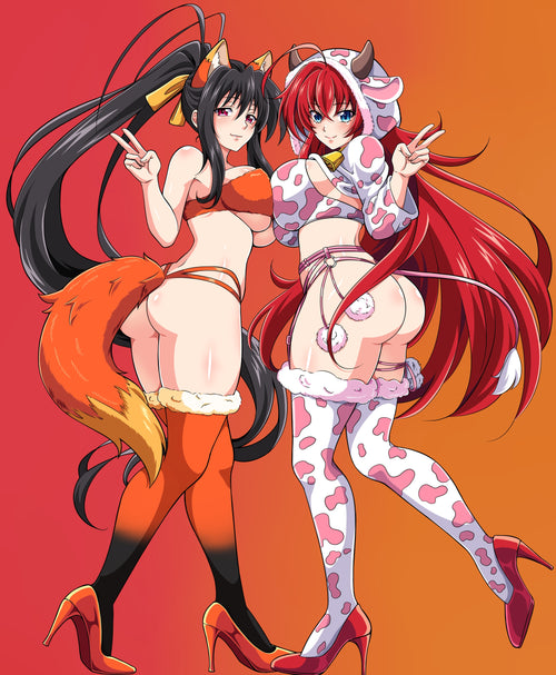 Rias & Akeno Preorder Pin