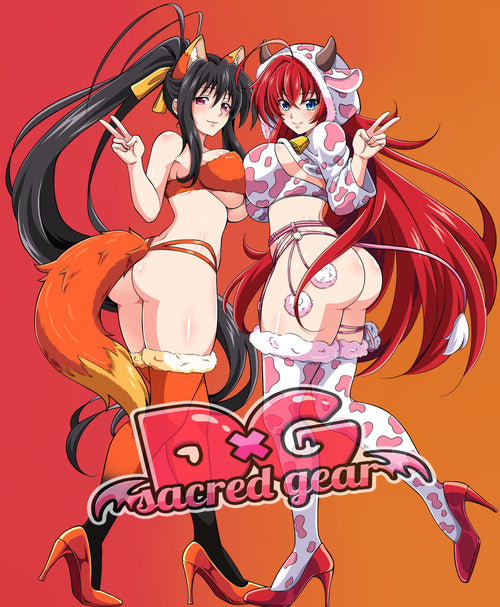 Rias/Akeno Spot Holo Sticker